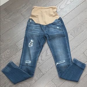 EUC AG Collection Maternity denim, size 28R.